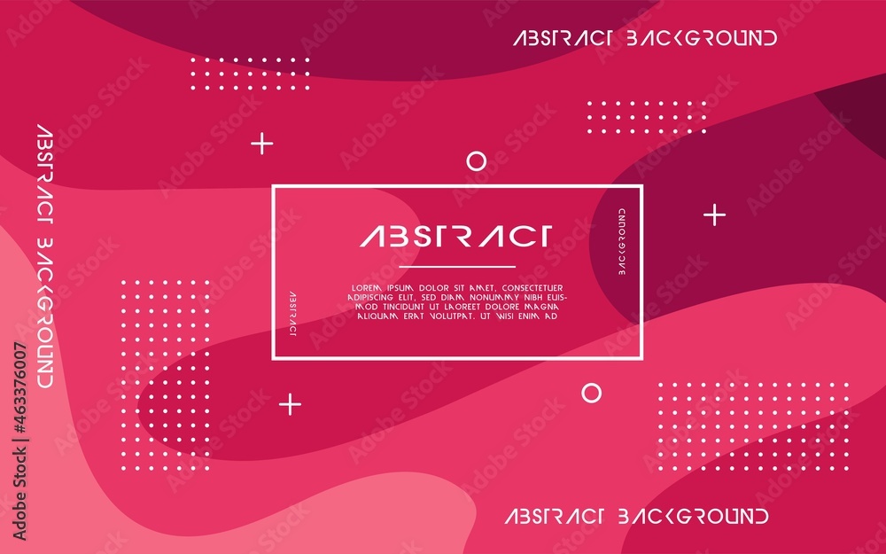 Poster modern abstract red liquid background. dynamic textured geometric elements design .can be used on po