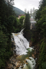 Fototapeta na wymiar The waterfall in Bad Gastein, Austria