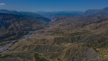 Panorama of Canyon in Dagestan