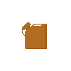 antifreeze jerrycan isolated illustration. antifreeze jerrycan flat icon on white background. antifreeze jerrycan clipart.