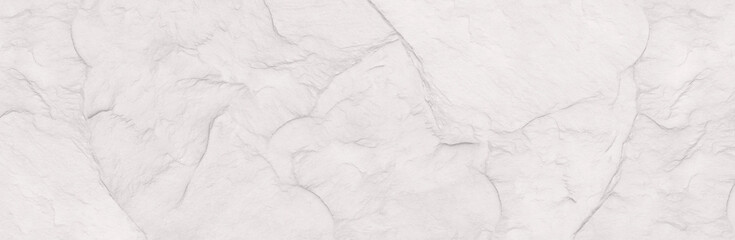 Panorama abstract white marble texture and background seamless for design.