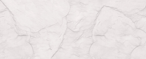 Panorama abstract white marble texture and background seamless for design.