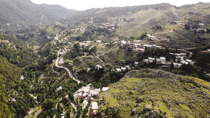 View of village - Abbottabad - Pakistan 
