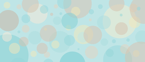 Colored background with circles and balls for the New Year's card. Template for a festive splash or cover.