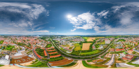 city of speyer germany aerial equirectangular spherical 360° x 180°
