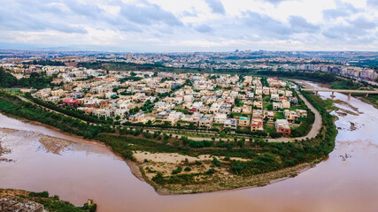 Aerial view of the river - Bahria Town - Rawalpindi - Pakistan