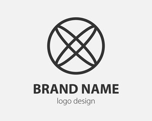 Abstract logo design.Vector logo template.