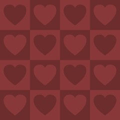 Seamless valentines pattern with hearts for postcard and gifts and cards 
