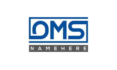 OMS creative three letters logo