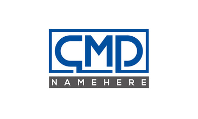 CMD creative three letters logo