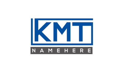 KMT creative three letters logo