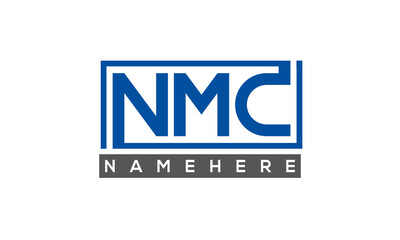 NMC creative three letters logo