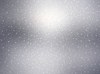 Sparkling snow fall on silver outer winter defocus view background. New Year festive abstract illustration.