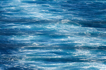 The drag of a cruise ship in the Mediterranean.