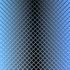 grata recinto sfumatura metallizzato blu