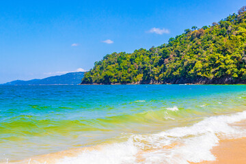 Tropical Paradise Aow Kwang Peeb Beach Koh Phayam island Thailand.
