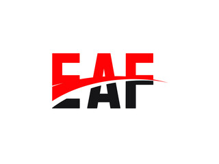 EAF Letter Initial Logo Design Vector Illustration