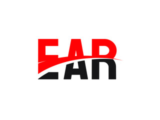 EAR Letter Initial Logo Design Vector Illustration