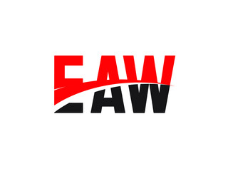 EAW Letter Initial Logo Design Vector Illustration