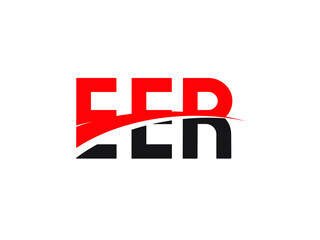 EER Letter Initial Logo Design Vector Illustration