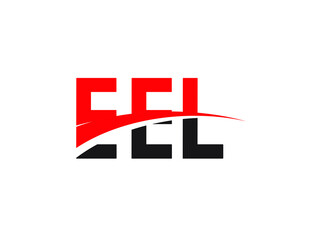 EEL Letter Initial Logo Design Vector Illustration