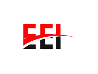 EEI Letter Initial Logo Design Vector Illustration