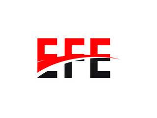 EFE Letter Initial Logo Design Vector Illustration