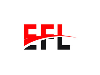 EFL Letter Initial Logo Design Vector Illustration