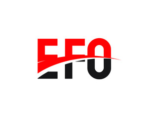 EFO Letter Initial Logo Design Vector Illustration