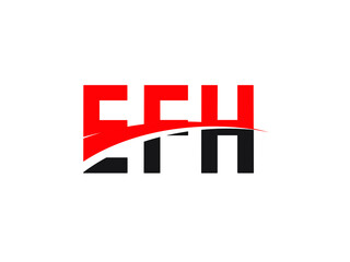 EFH Letter Initial Logo Design Vector Illustration