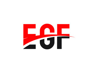 EGF Letter Initial Logo Design Vector Illustration