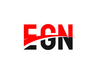 EGN Letter Initial Logo Design Vector Illustration