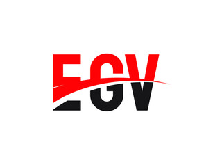 EGV Letter Initial Logo Design Vector Illustration