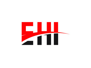 EHI Letter Initial Logo Design Vector Illustration