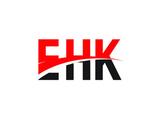 EHK Letter Initial Logo Design Vector Illustration