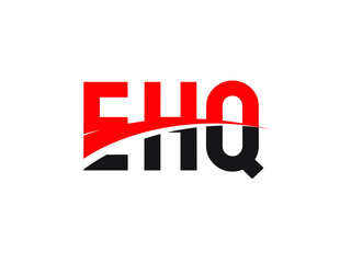 EHQ Letter Initial Logo Design Vector Illustration