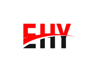 EHY Letter Initial Logo Design Vector Illustration