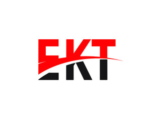 EKT Letter Initial Logo Design Vector Illustration