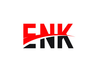 ENK Letter Initial Logo Design Vector Illustration