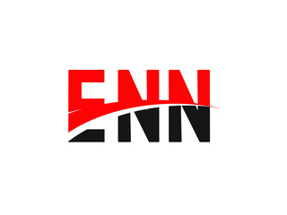 ENN Letter Initial Logo Design Vector Illustration