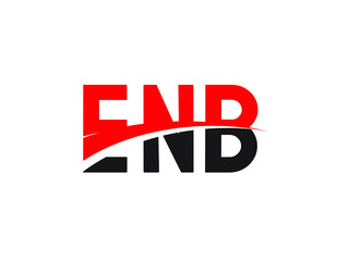 ENB Letter Initial Logo Design Vector Illustration