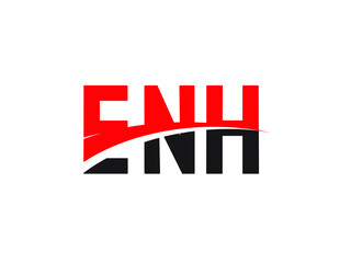 ENH Letter Initial Logo Design Vector Illustration