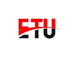ETU Letter Initial Logo Design Vector Illustration
