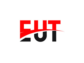 EUT Letter Initial Logo Design Vector Illustration