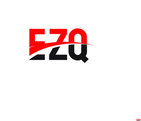 EZQ Letter Initial Logo Design Vector Illustration