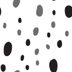 Hand drawn circles. Abstract geometric seamless pattern. Trendy texture. Background texture.