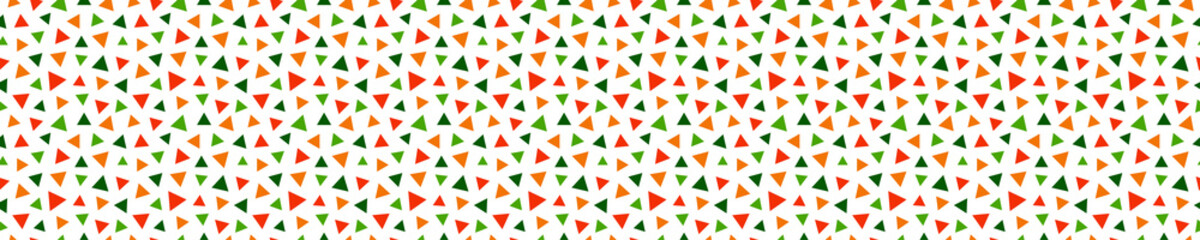 Seamless pattern with colorful triangles