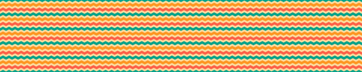 Seamless pattern with colorful chevron