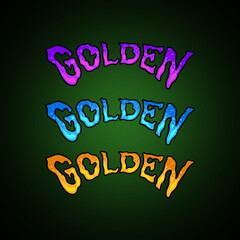 Golden Typeface
