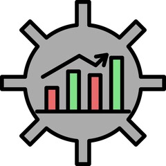 Productivity Linear Vector Icon Design